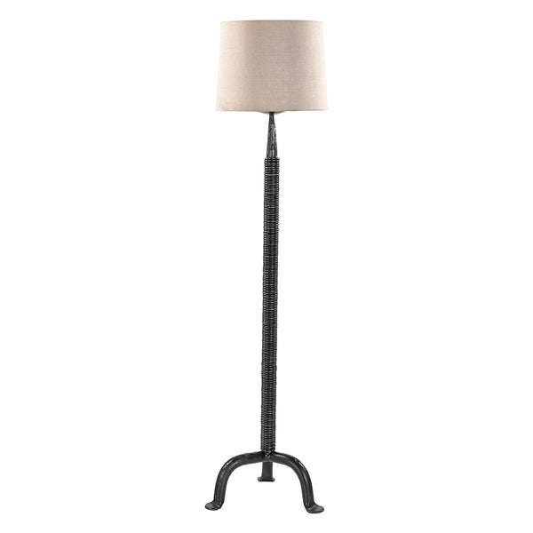 Downey 55" Floor Lamp in Black