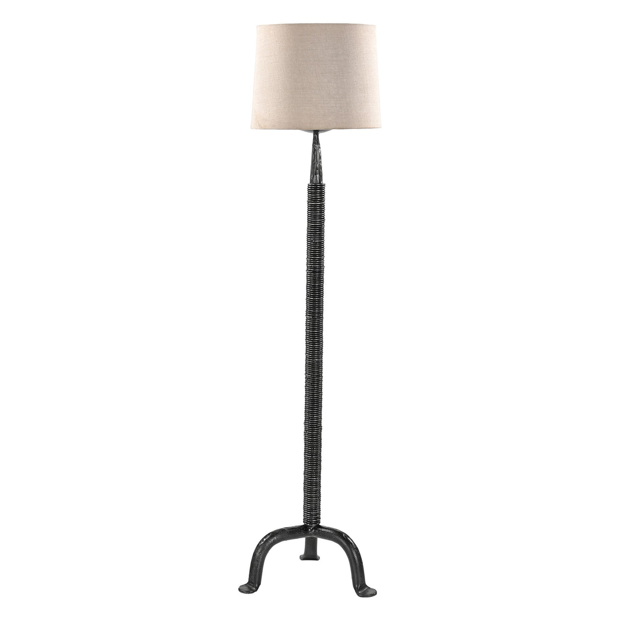 Downey 55" Floor Lamp in Black from Home Trends & Design - Luna Furniture