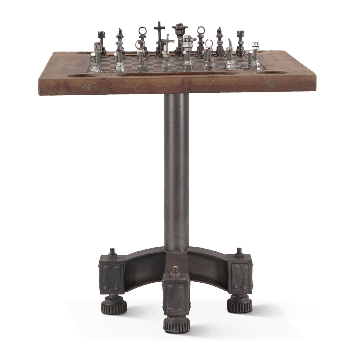 Eiffel 30" Chess Bistro Table from Home Trends & Design - Luna Furniture