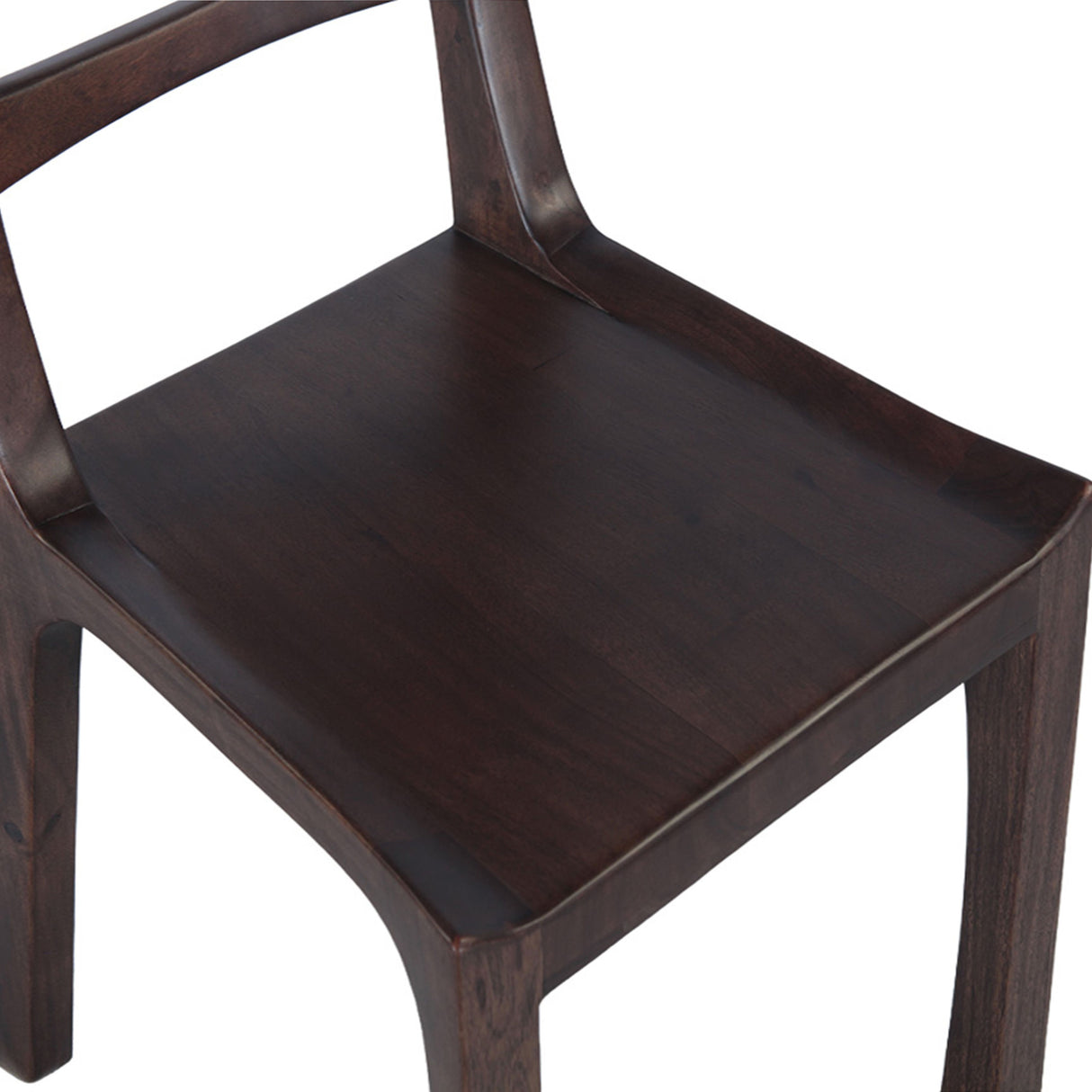 Ellispe 18" Dining Chair in Glossy Driftwood, Set of 2 from Home Trends & Design - Luna Furniture
