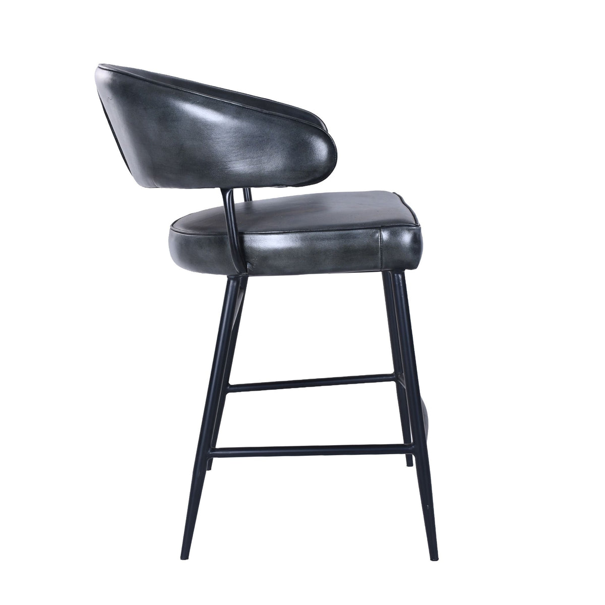 Essex Dover 22" Counter Chair in Weathered Black from Home Trends & Design - Luna Furniture