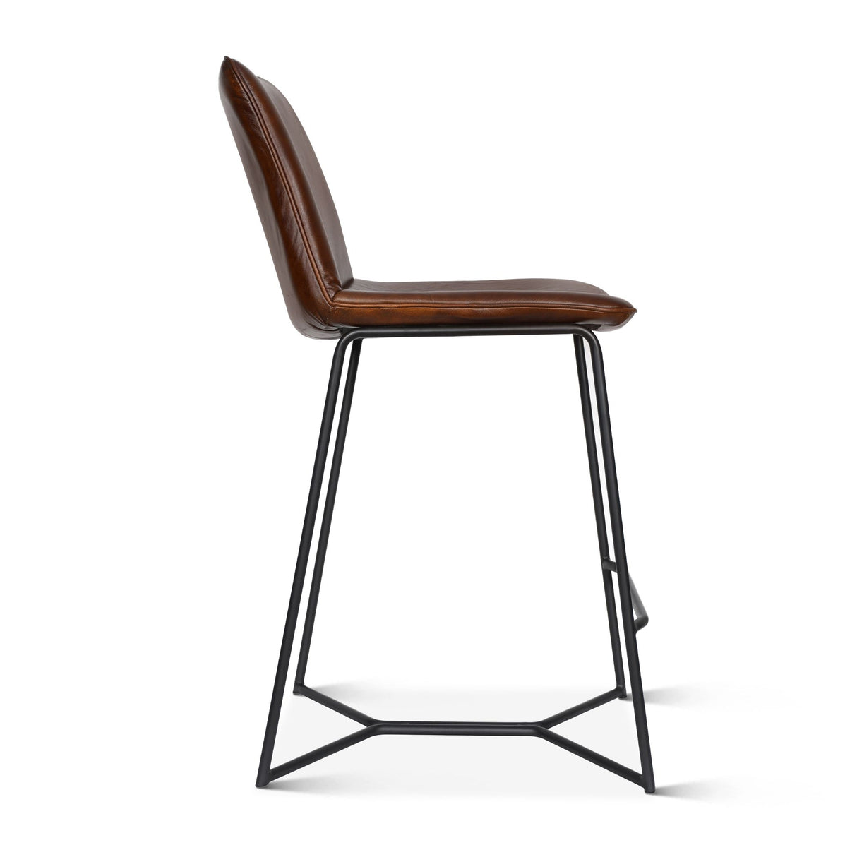 Essex Morgan 18" Counter Chair in Hand Washed Chestnut from Home Trends & Design - Luna Furniture