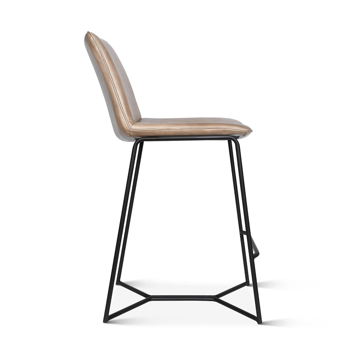 Essex Morgan 18" Counter Chair in Hand Washed Taupe, Set of 2 from Home Trends & Design - Luna Furniture