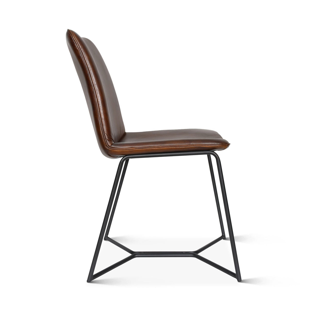 Essex Morgan 18" Dining Chair in Hand Washed Chestnut, Set of 2 from Home Trends & Design - Luna Furniture