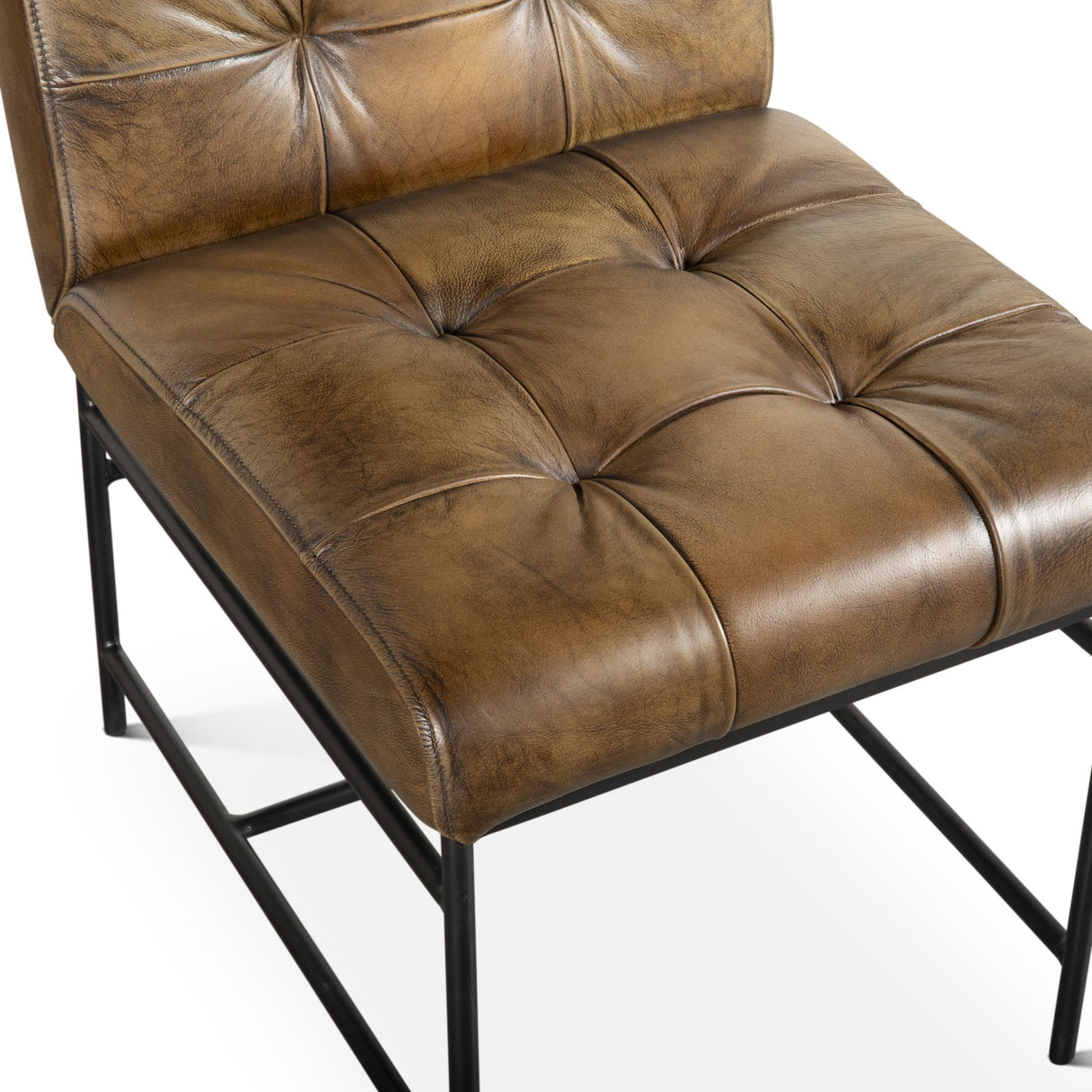 Essex Stockton 19" Dining Chair in Antique Whiskey, Set of 2 from Home Trends & Design - Luna Furniture