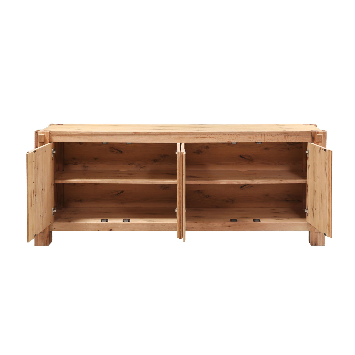 Flagstaff 80" Buffet in Natural Distressed Oak from Home Trends & Design - Luna Furniture