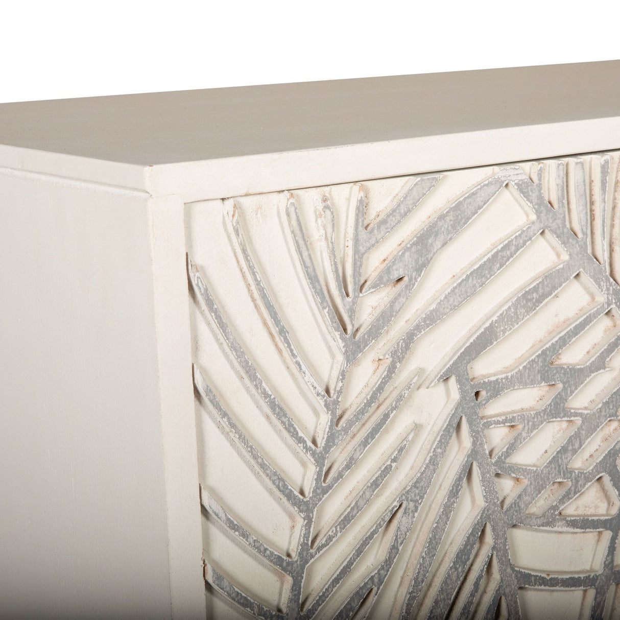 Fern 38" Cabinet with Two Doors in Coastal White from Home Trends & Design - Luna Furniture