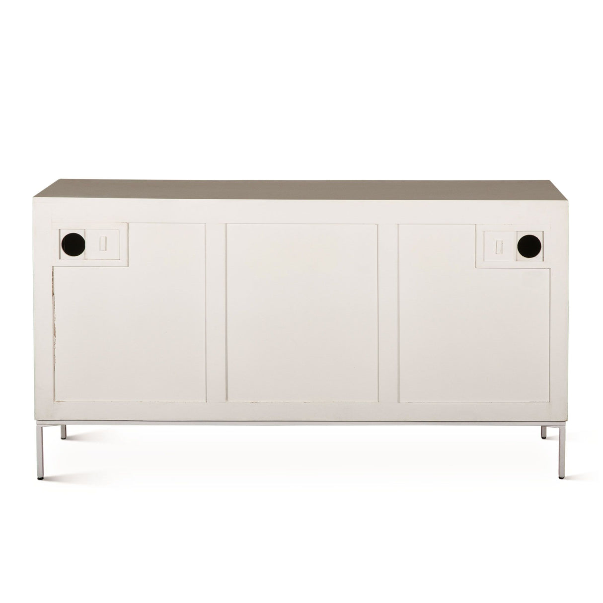 Fern 57" Sideboard with Three Doors in Coastal White from Home Trends & Design - Luna Furniture