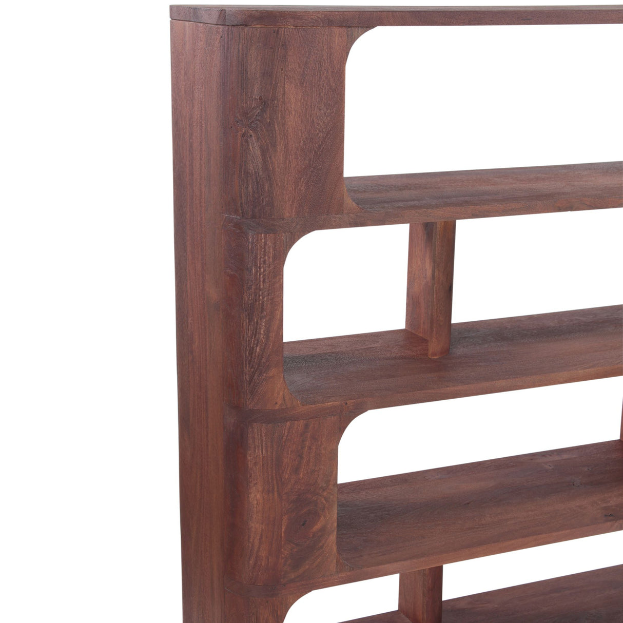 Henderson 67" Wide Bookshelf in Pecan Brown from Home Trends & Design - Luna Furniture