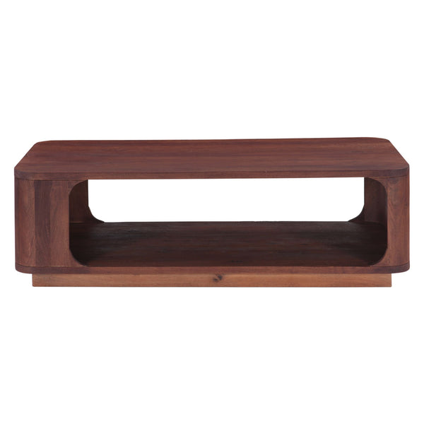 Henderson 51" Coffee Table in Pecan Brown