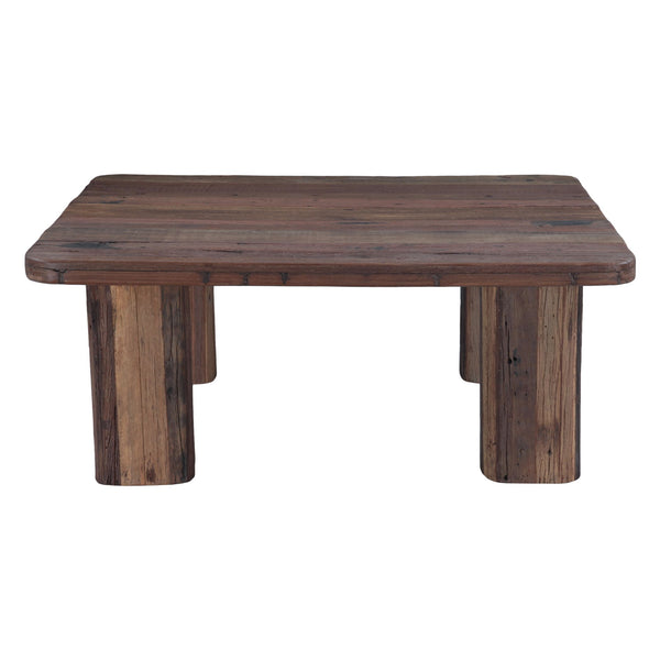 Hickory 48" Square Coffee Table in Reclaimed Hardwood