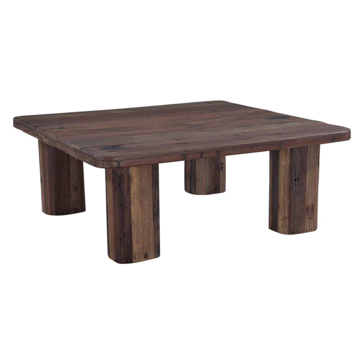 Hickory 48" Square Coffee Table in Reclaimed Hardwood from Home Trends & Design - Luna Furniture