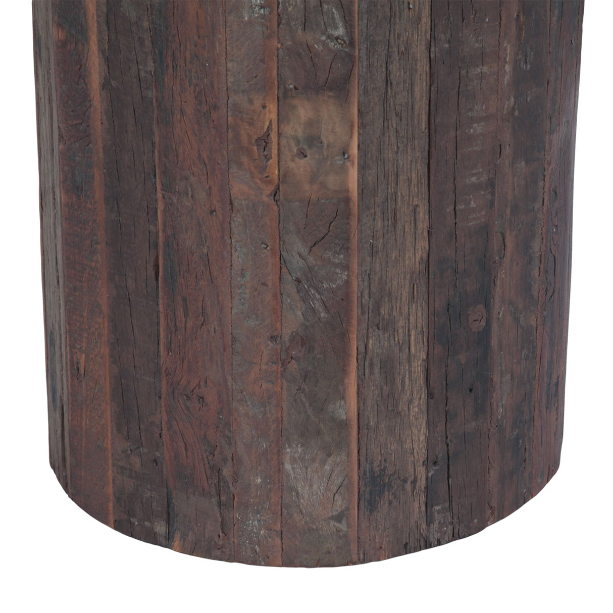 Hickory 26" Side Table in Reclaimed Wood from Home Trends & Design - Luna Furniture