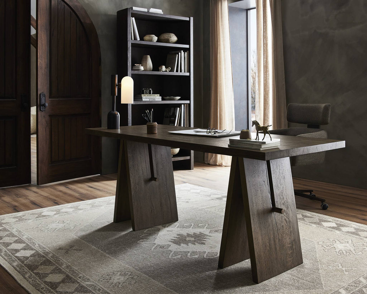 Odyssey Table Lamp in Black Gunmetal from Four Hands - Luna Furniture