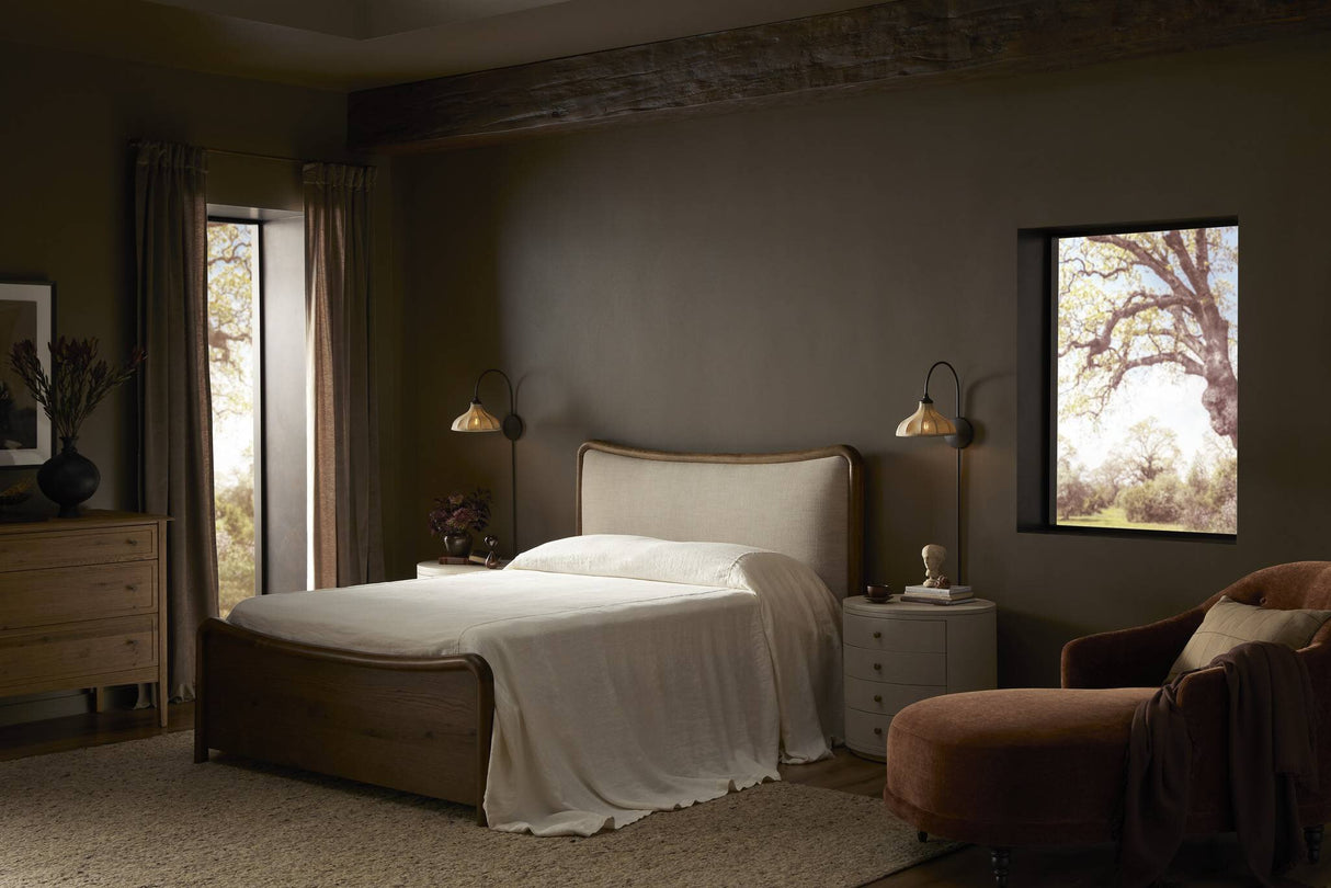 Maggie 6 Drawer Dresser in Aged Smoked Oak Resawn from Four Hands - Luna Furniture