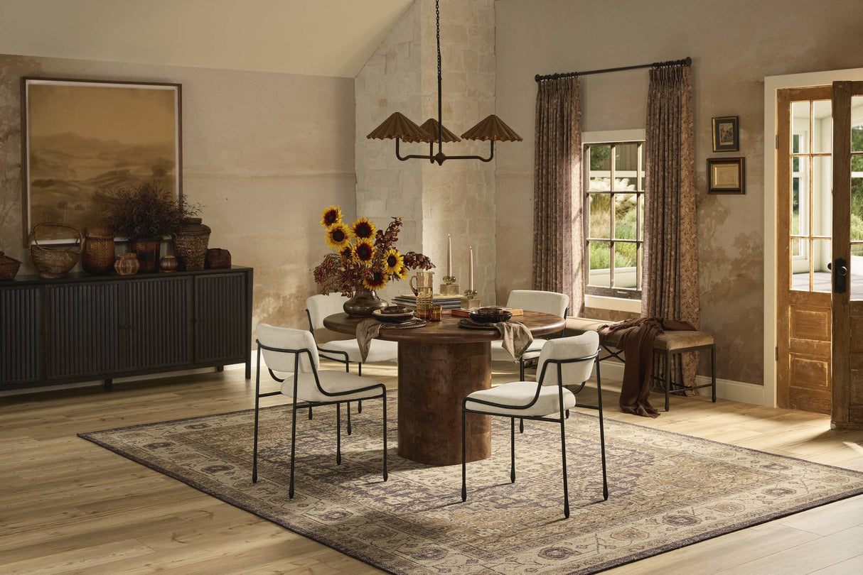 Jade Accent Bench in Altair Mushroom from Four Hands - Luna Furniture