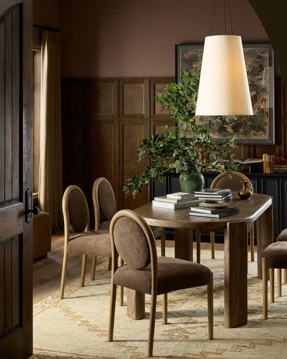 Piama Pendant in Jet Black from Four Hands - Luna Furniture