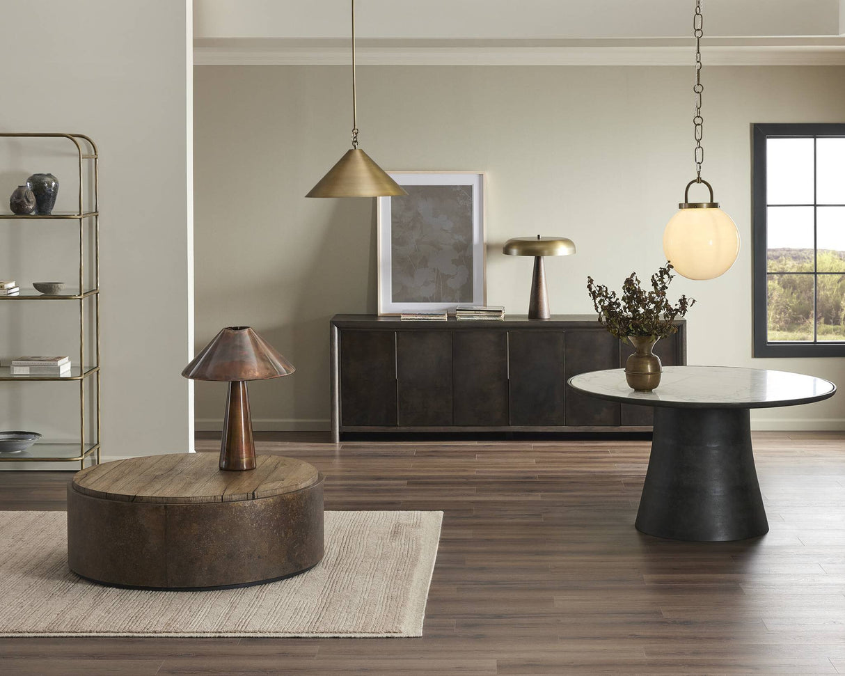 Romani Table Lamp in Iridescent Acid Wash from Four Hands - Luna Furniture