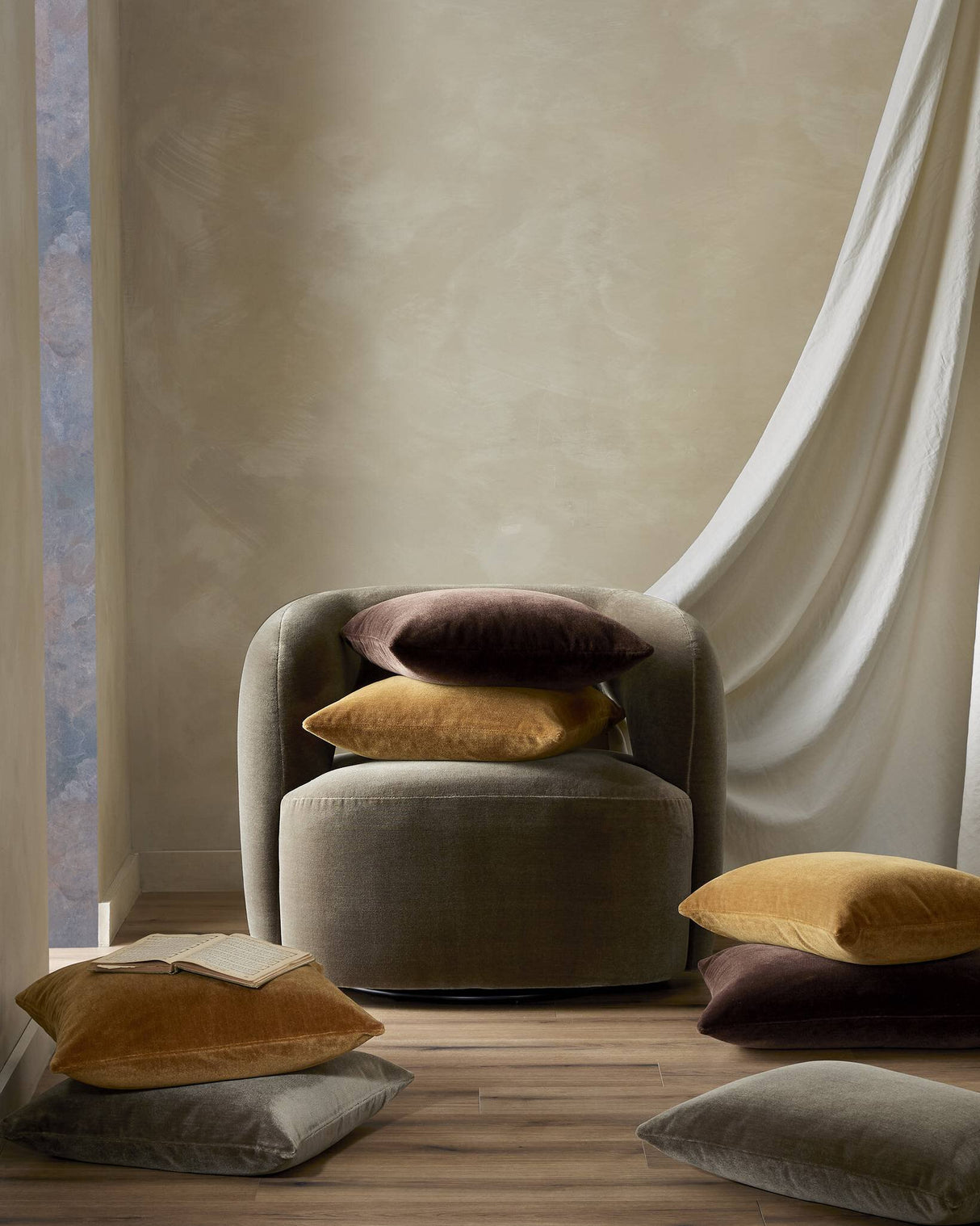 Bridger Pillow in Monte Chocolate from Four Hands - Luna Furniture