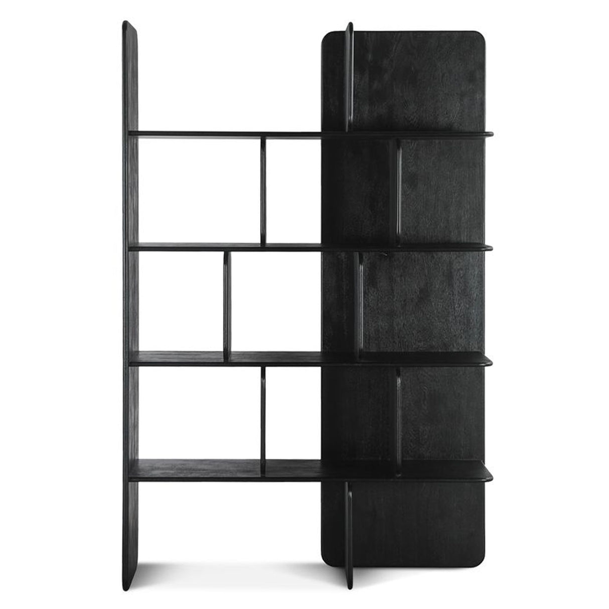 Hunter 48" Bookshelves in Black from Home Trends & Design - Luna Furniture
