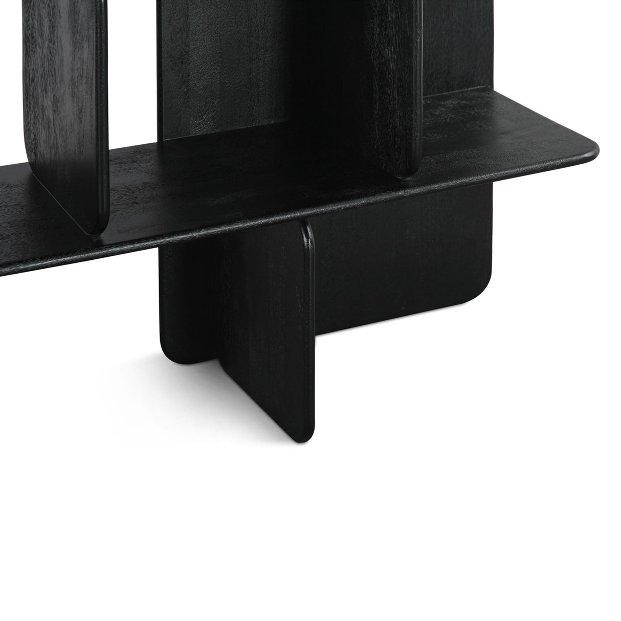 Hunter 48" Bookshelves in Black from Home Trends & Design - Luna Furniture