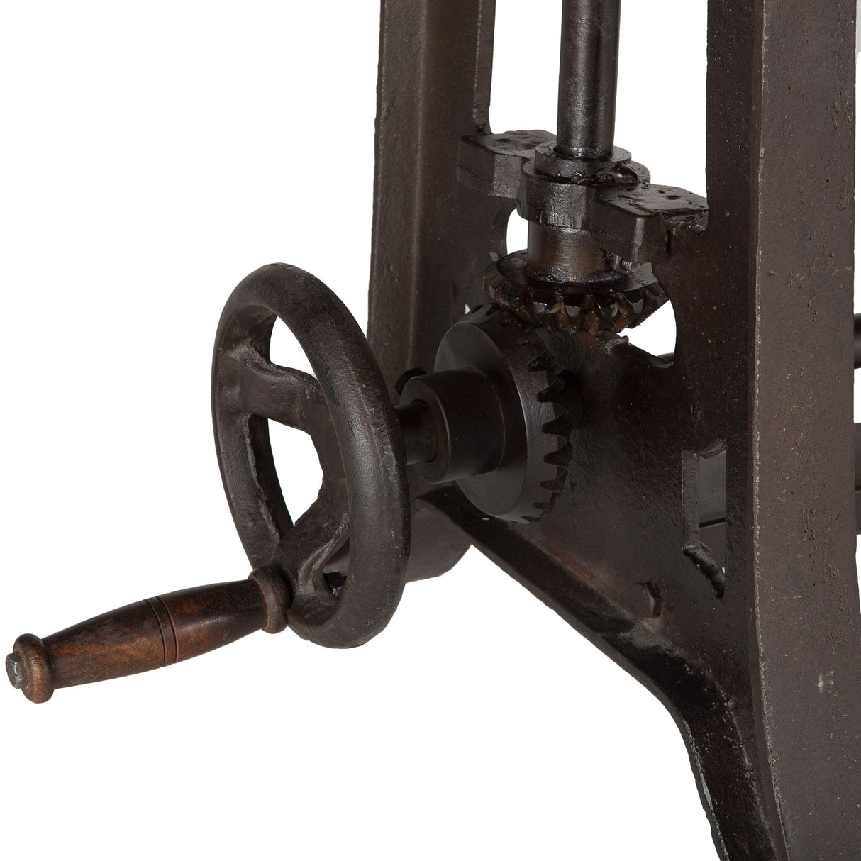 Industrial Loft 62" Adjustable Drafting Desk in Walnut from Home Trends & Design - Luna Furniture