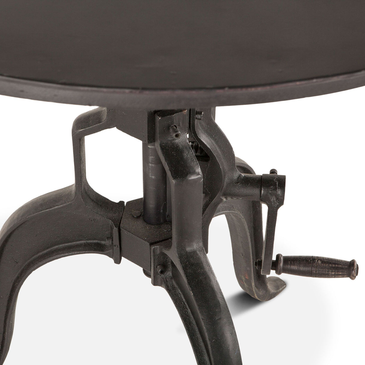 Industrial Loft 30" Adjustable Side Table in Matte Black from Home Trends & Design - Luna Furniture