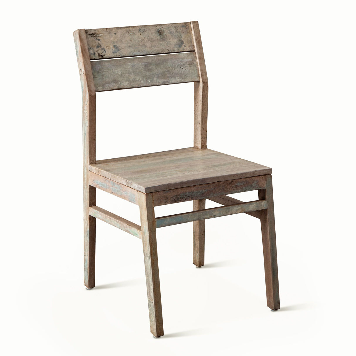 Ibiza 17" Dining Chair in Vintage Teal Reclaimed Wood, Set of 2 from Home Trends & Design - Luna Furniture