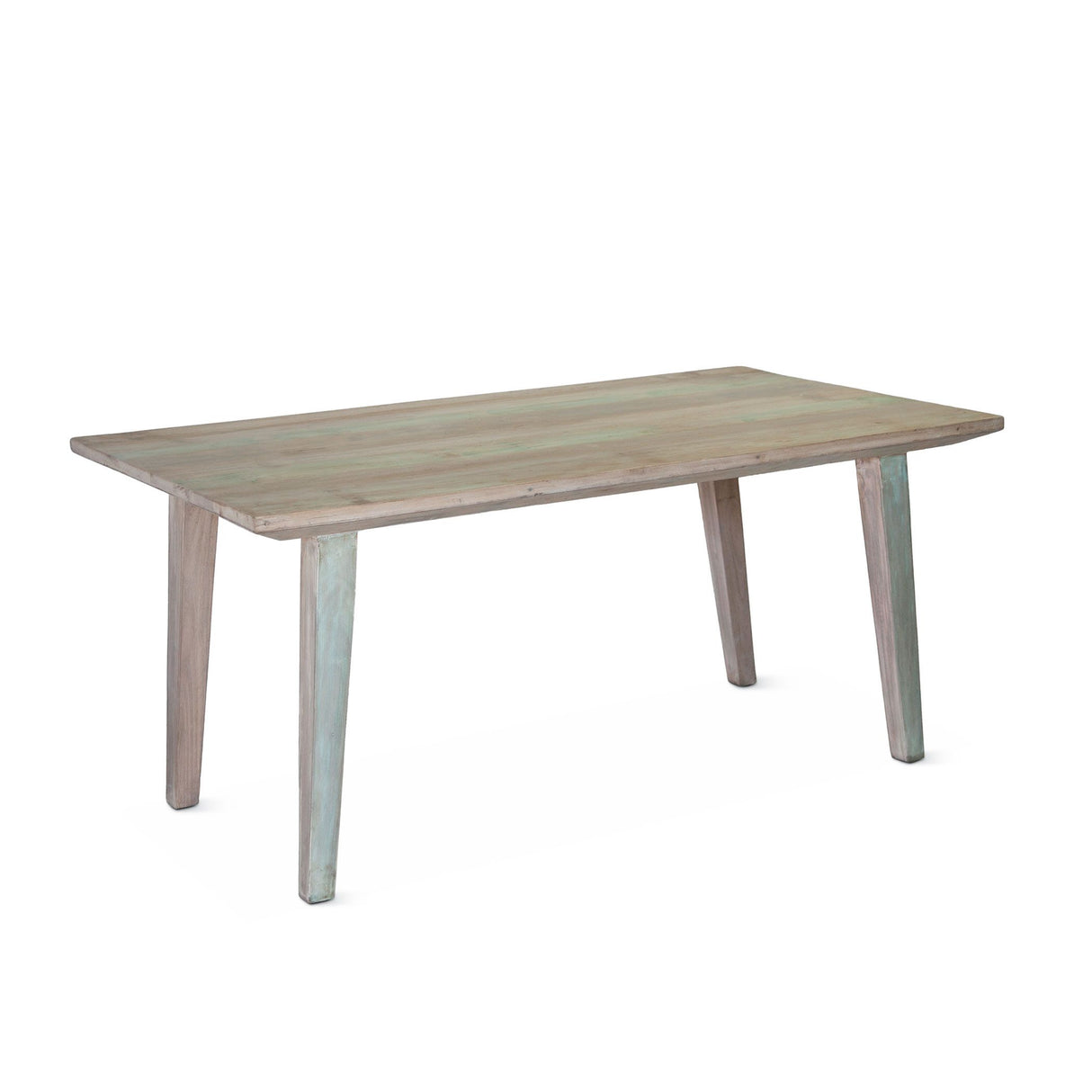 Ibizia 66" Dining Table in Vintage Teal Reclaimed Wood from Home Trends & Design - Luna Furniture