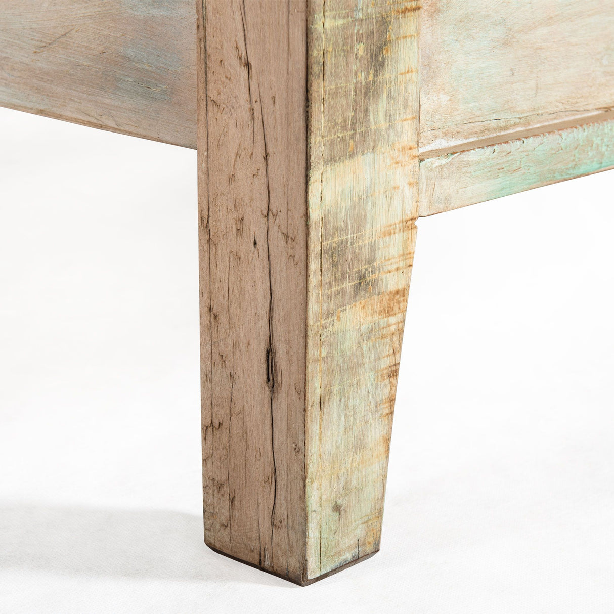 Ibiza King Bed in Vintage Teal Reclaimed Wood from Home Trends & Design - Luna Furniture