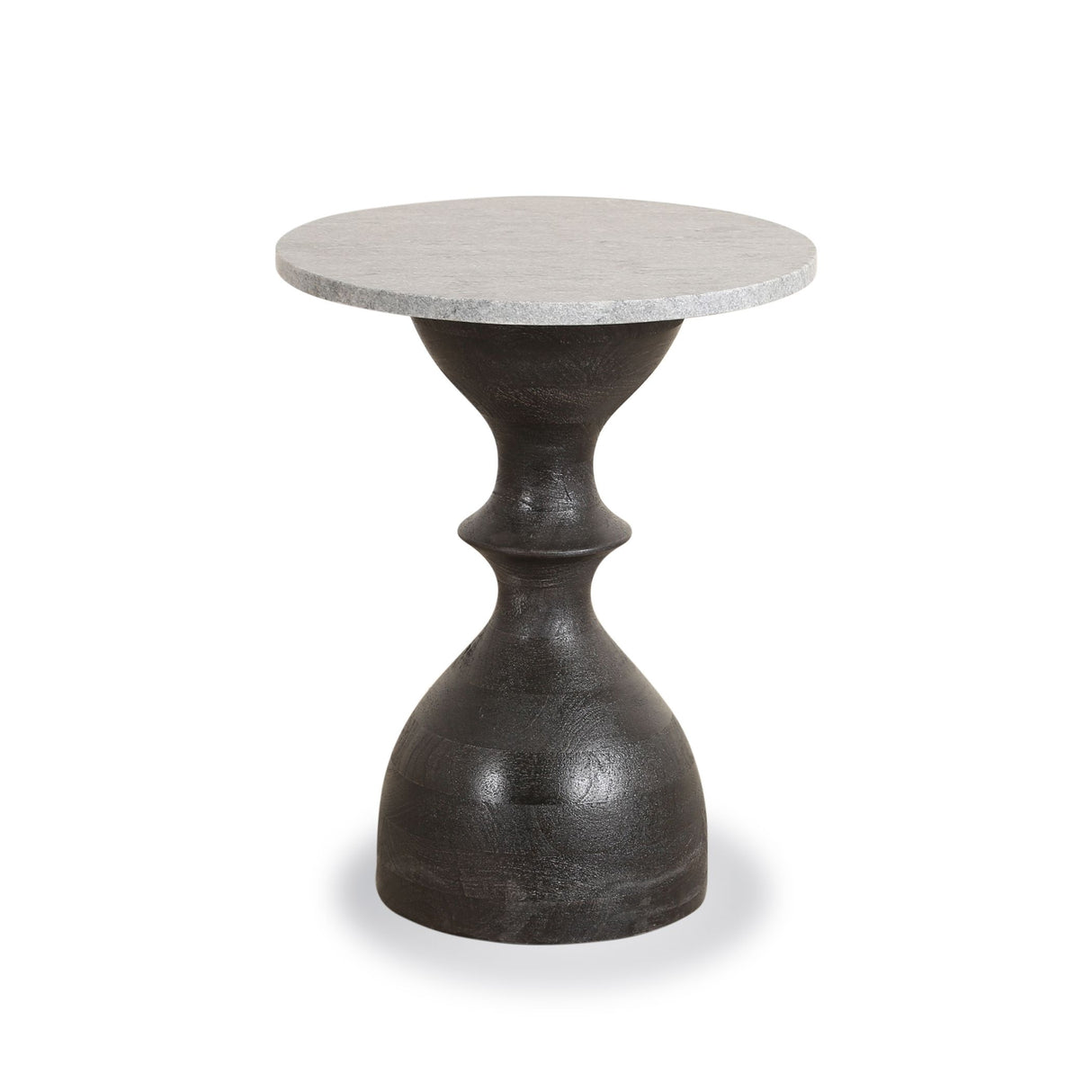 Jaipur Martini 18" Black Side Table from Home Trends & Design - Luna Furniture