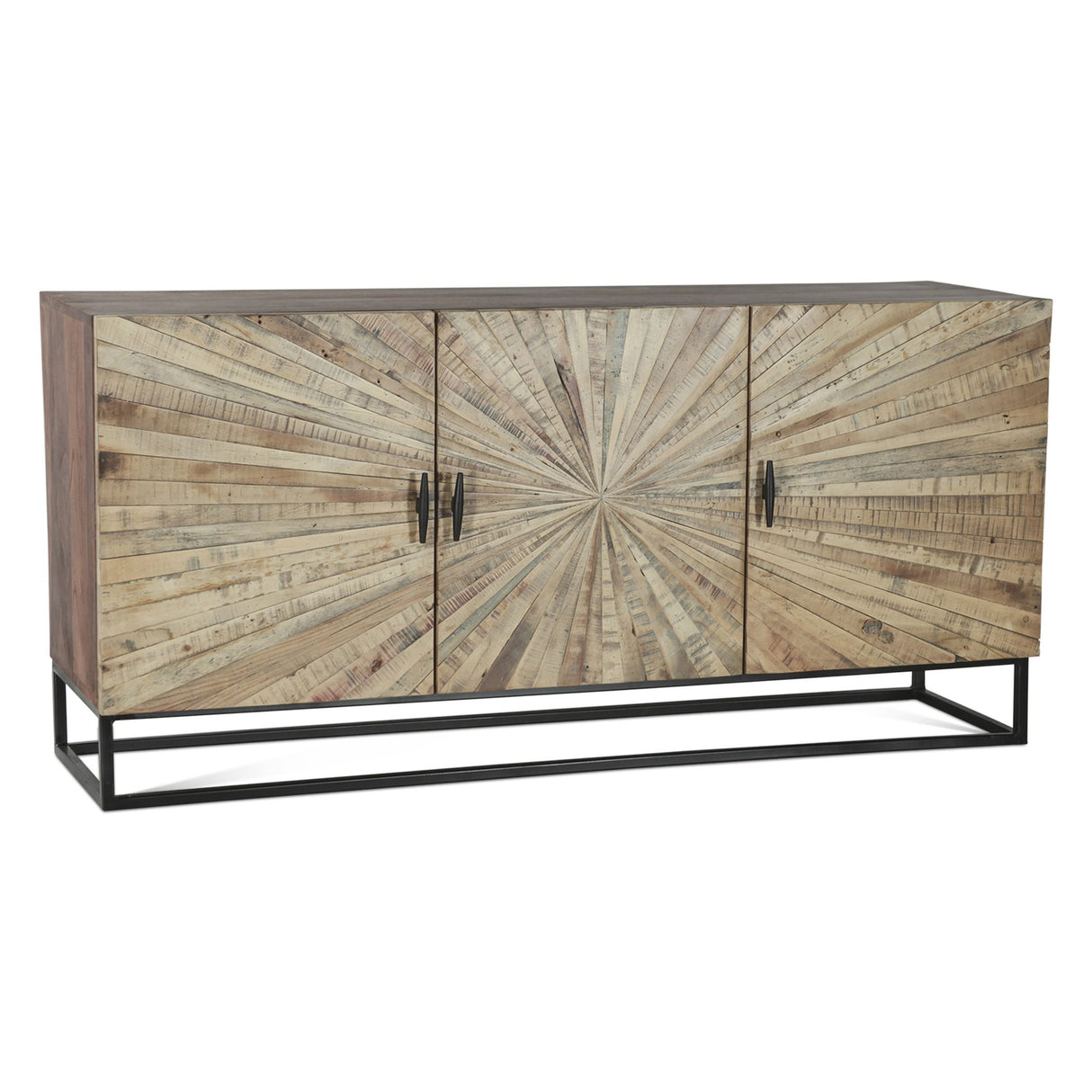 Jaipur Sunburst 63" Sideboard in Reclaimed Wood from Home Trends & Design - Luna Furniture