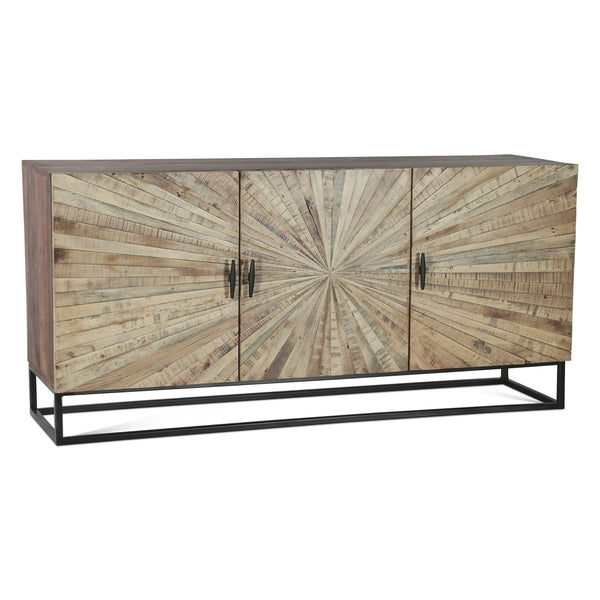 Jaipur Sunburst 63" Sideboard in Reclaimed Wood