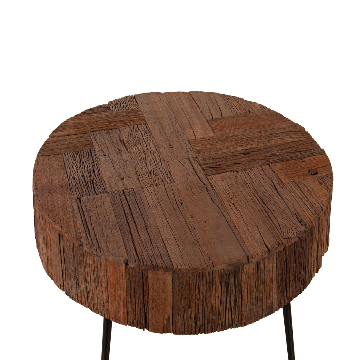 Jaipur 38" Round Coffee Table in Reclaimed Wood from Home Trends & Design - Luna Furniture