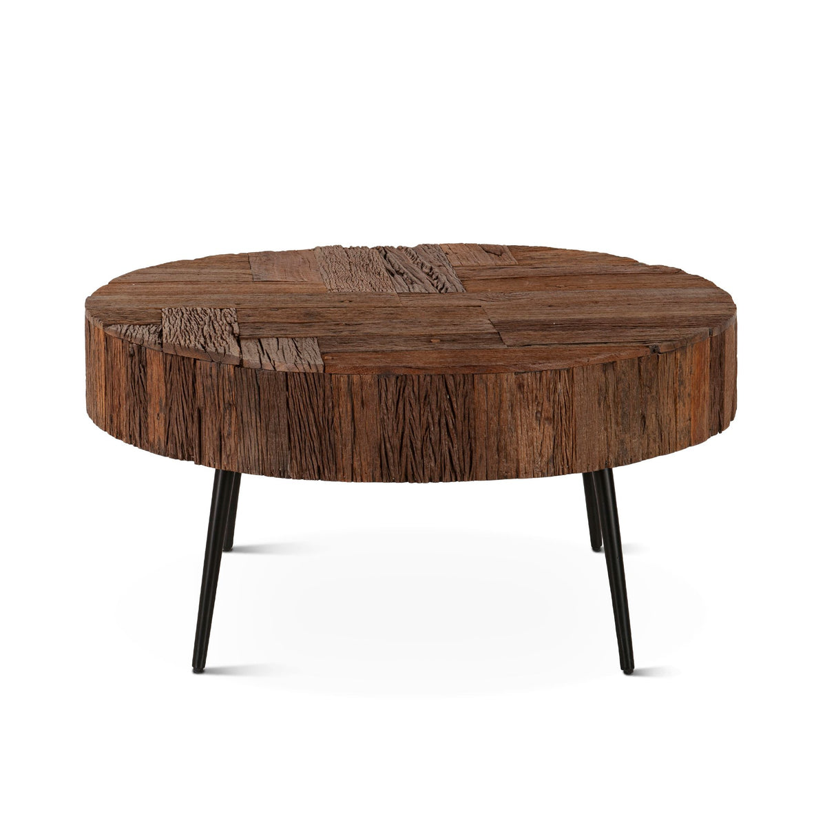 Jaipur 38" Round Coffee Table in Reclaimed Wood from Home Trends & Design - Luna Furniture