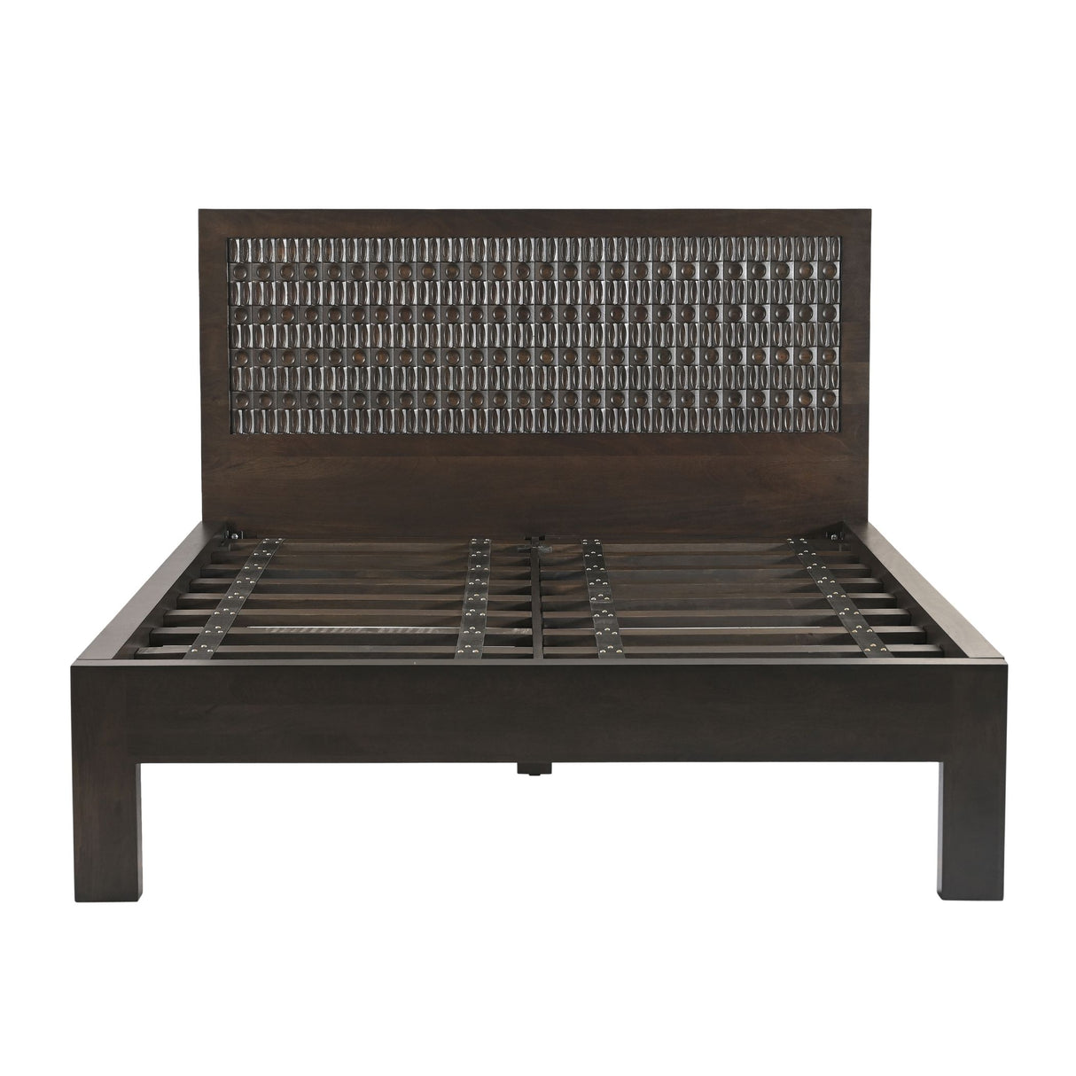 Jakarta Queen Bed in Dark Java from Home Trends & Design - Luna Furniture