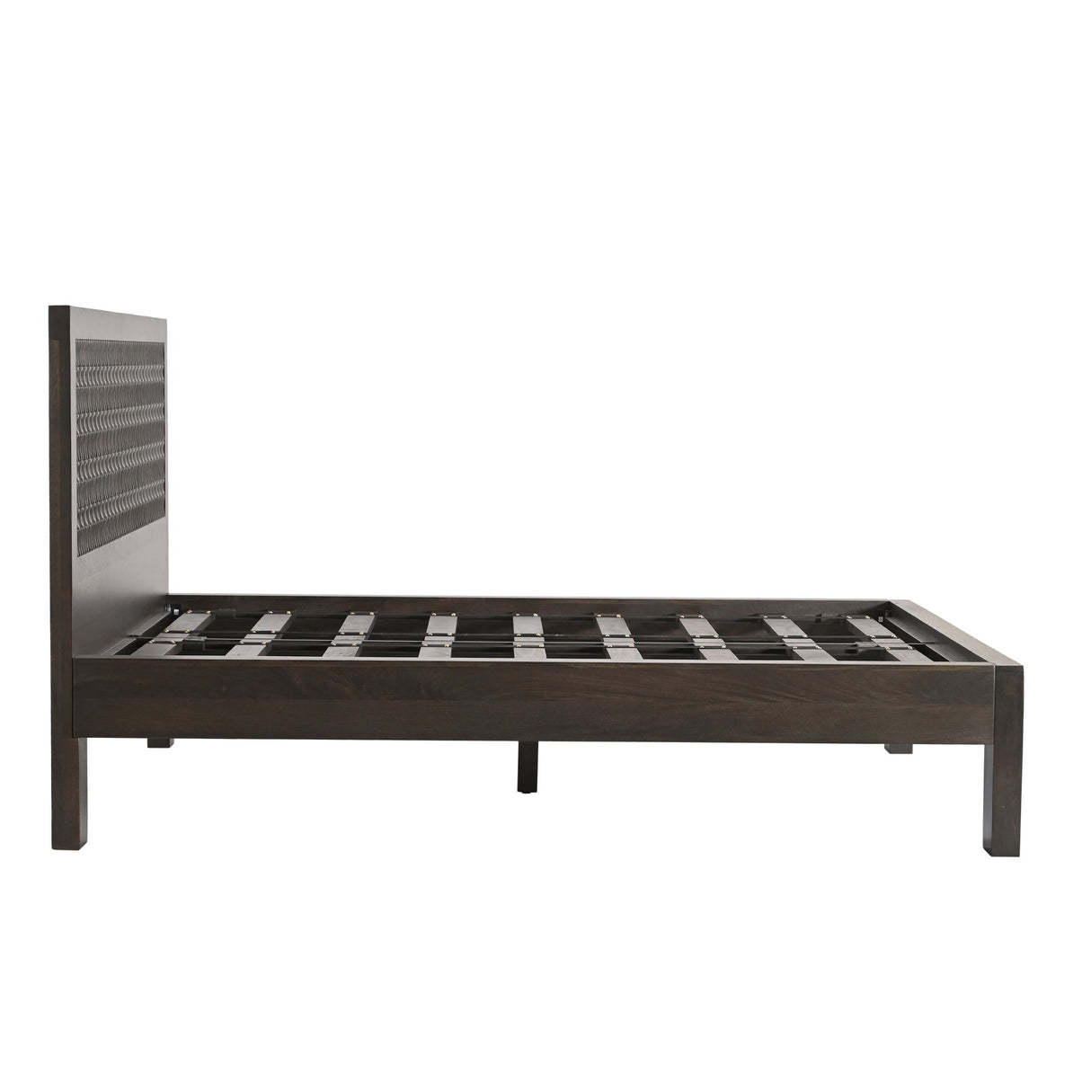 Jakarta Queen Bed in Dark Java from Home Trends & Design - Luna Furniture