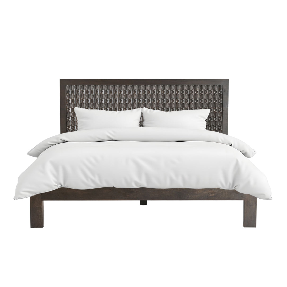 Jakarta Queen Bed in Dark Java from Home Trends & Design - Luna Furniture
