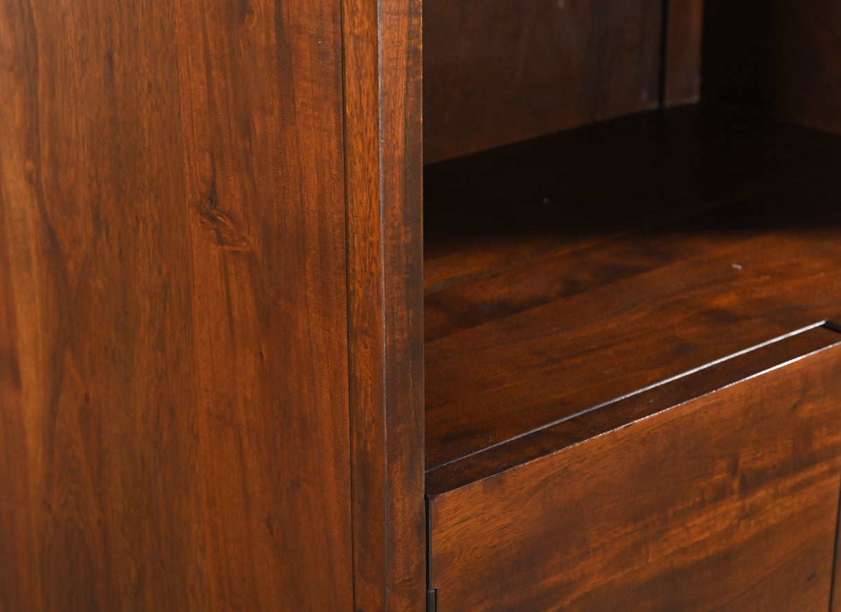 Kennedy 28" Bar Cabinet in Walnut from Home Trends & Design - Luna Furniture