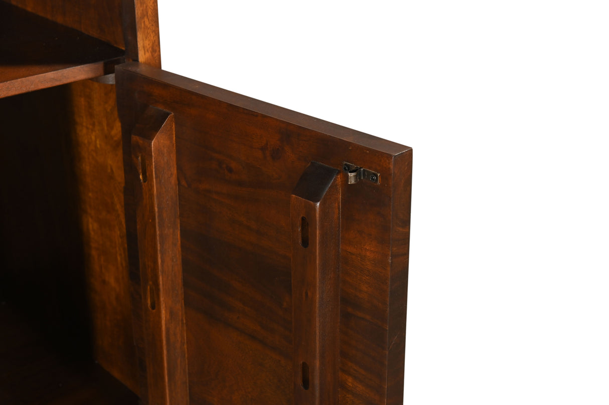 Kennedy 28" Bar Cabinet in Walnut from Home Trends & Design - Luna Furniture