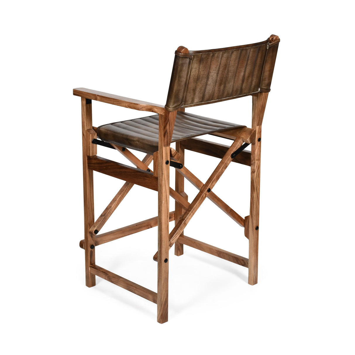 Leeds 23" Folding Counter Chair in Antique Whiskey from Home Trends & Design - Luna Furniture