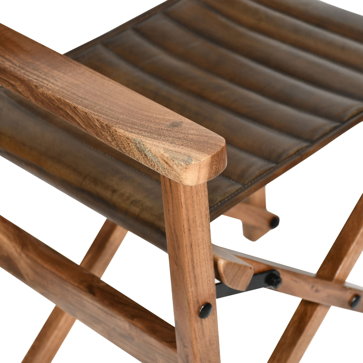 Leeds 23" Folding Dining Chair in Antique Whiskey from Home Trends & Design - Luna Furniture