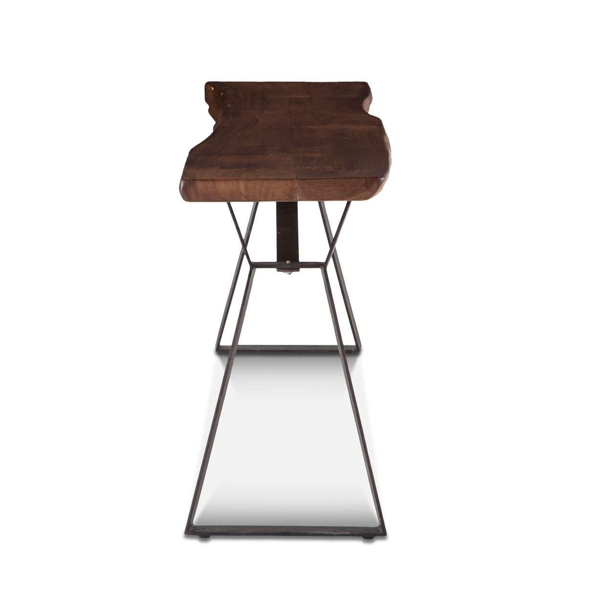 London Loft 68" Console Table in Walnut from Home Trends & Design - Luna Furniture