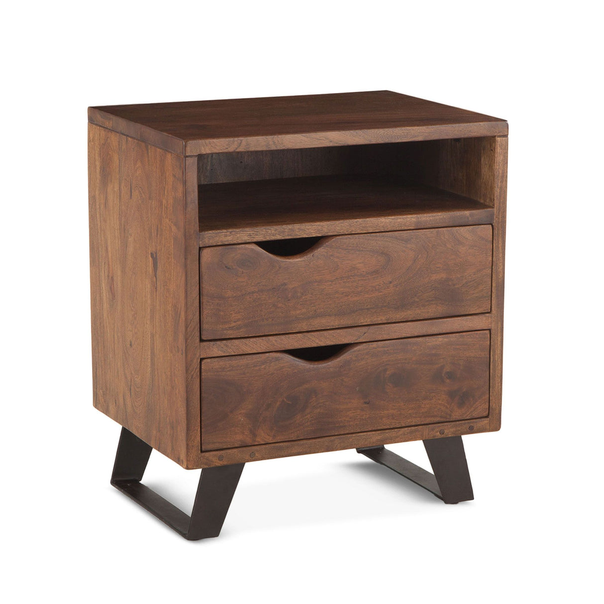 London Loft 23" Nightstand in Walnut from Home Trends & Design - Luna Furniture