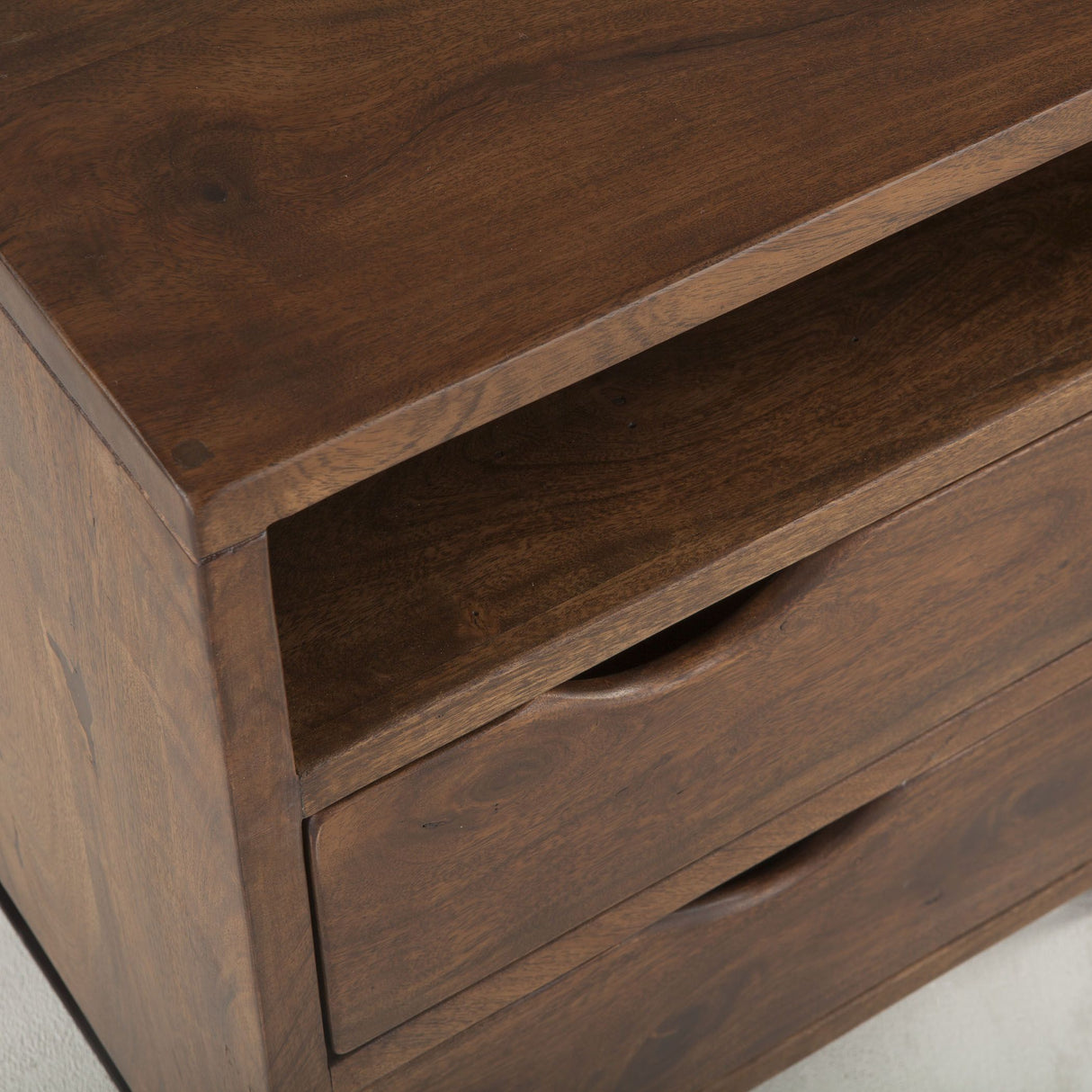London Loft 23" Nightstand in Walnut from Home Trends & Design - Luna Furniture