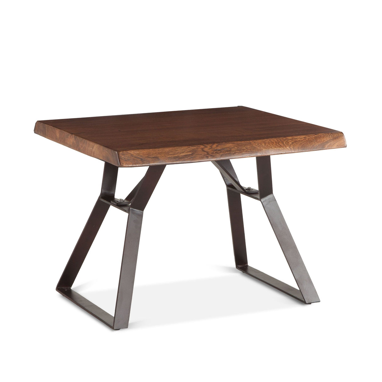 London Loft 23" Side Table in Walnut from Home Trends & Design - Luna Furniture