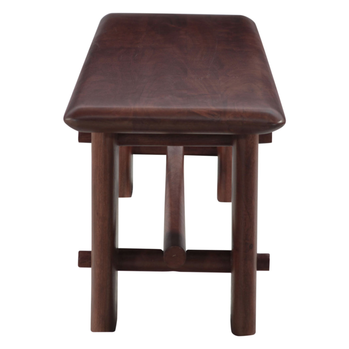 Lenox Loch 64" Bench in Walnut from Home Trends & Design - Luna Furniture