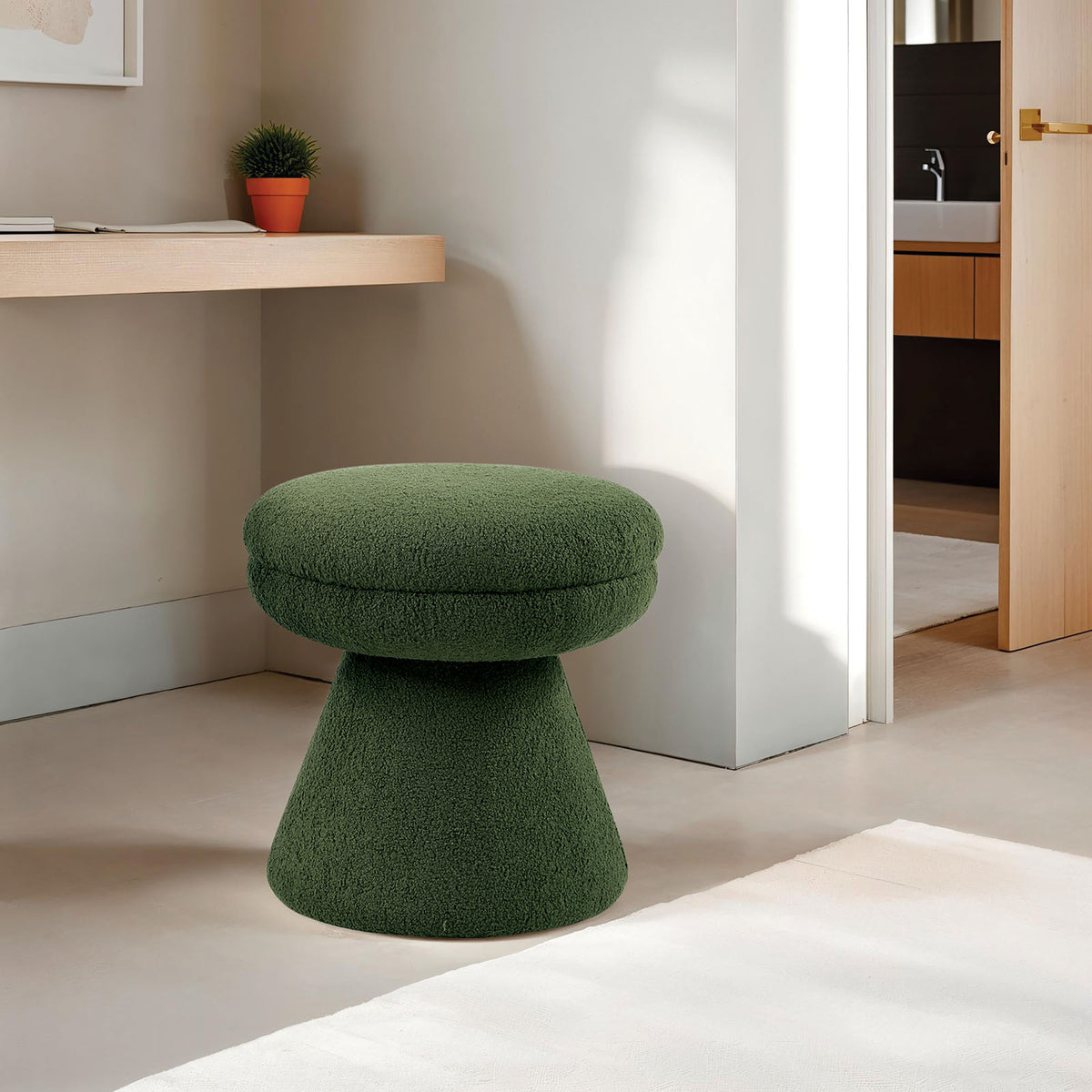 Cynthia Green Stool from Furniture of America - Luna Furniture