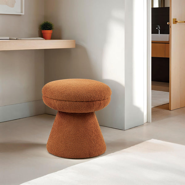 Cynthia Saddle Brown Stool