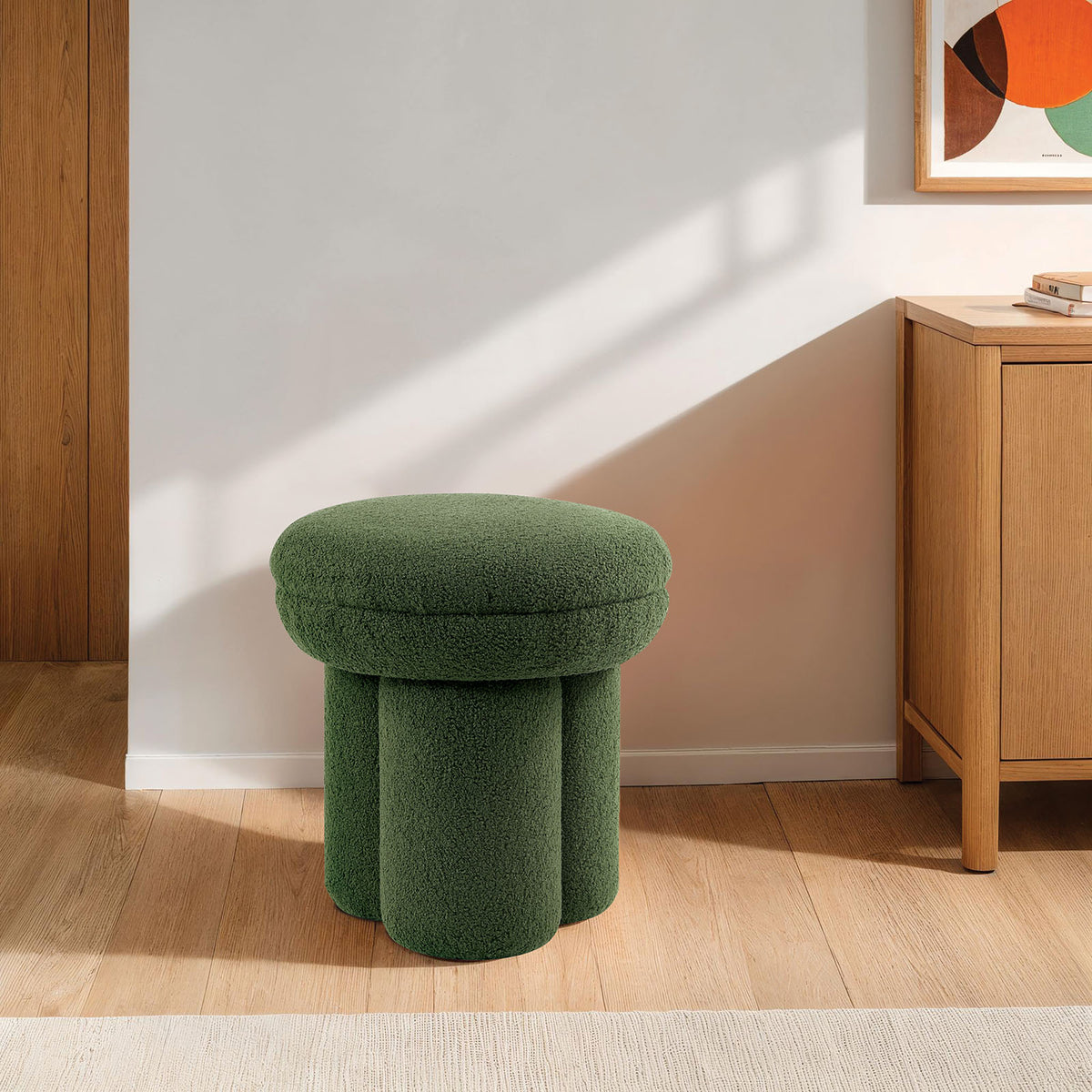 Thisbe Green Stool from Furniture of America - Luna Furniture